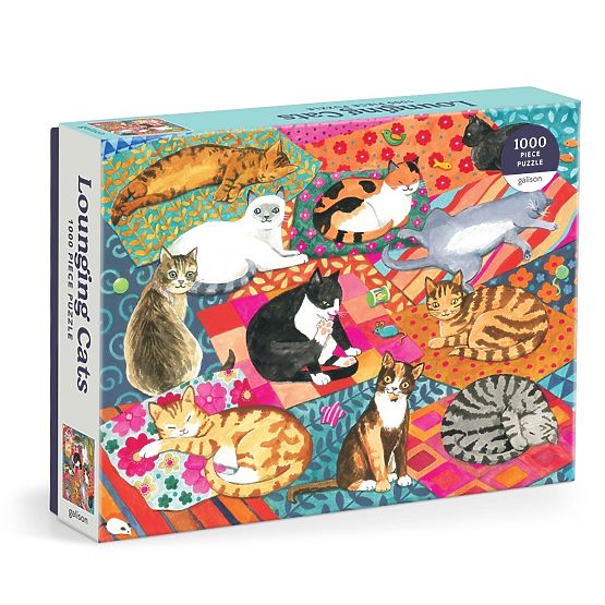 Galison Puzzle Lijene mačke 1000 dijelova