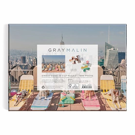 Galison Puzzle Psi u New Yorku Gray Malin 1000 komada