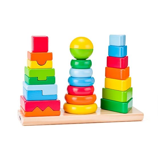 Geometrijska slagalica 3 kule za sastavljanje