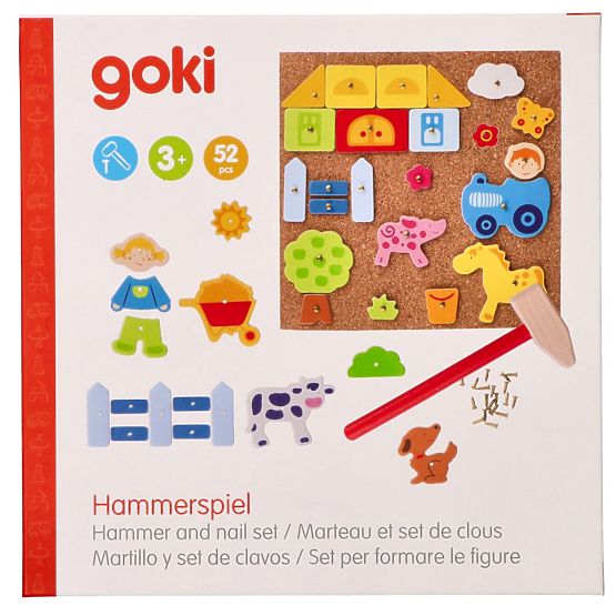 Goki čekić igra s plutenom pločom Farma