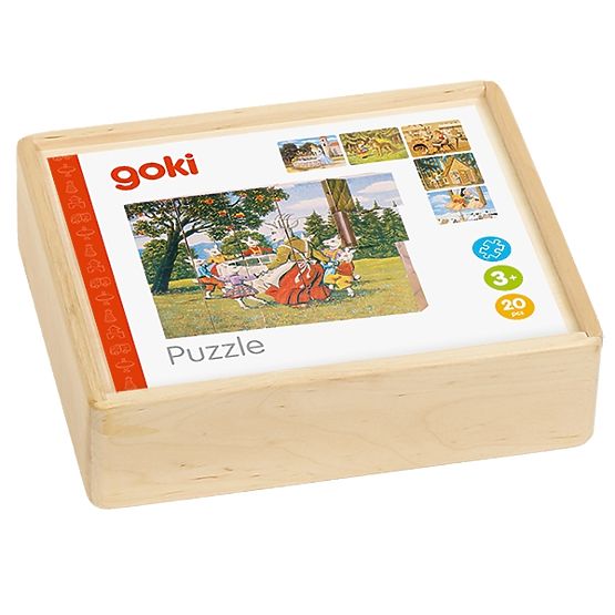 Goki Drvene kocke Bajke 20 kom
