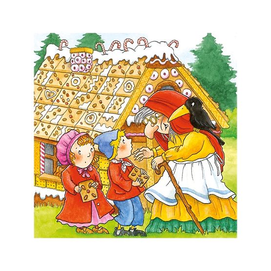 Goki Drvene kocke Bajke 9 kom