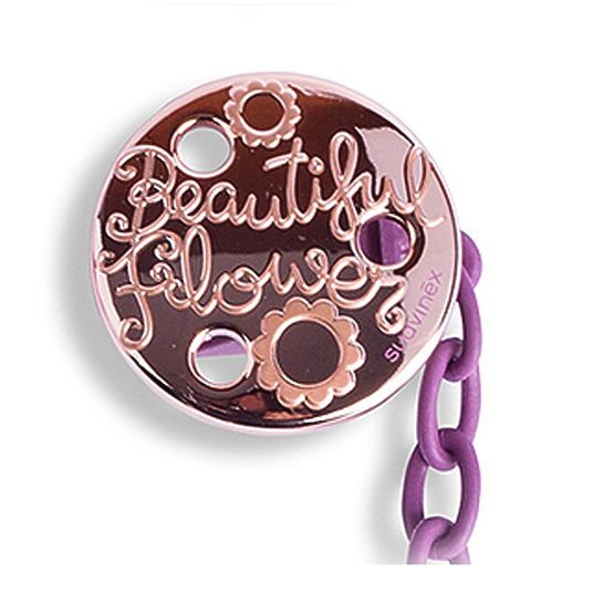 Gold Klip na šidítko  - Suavinex