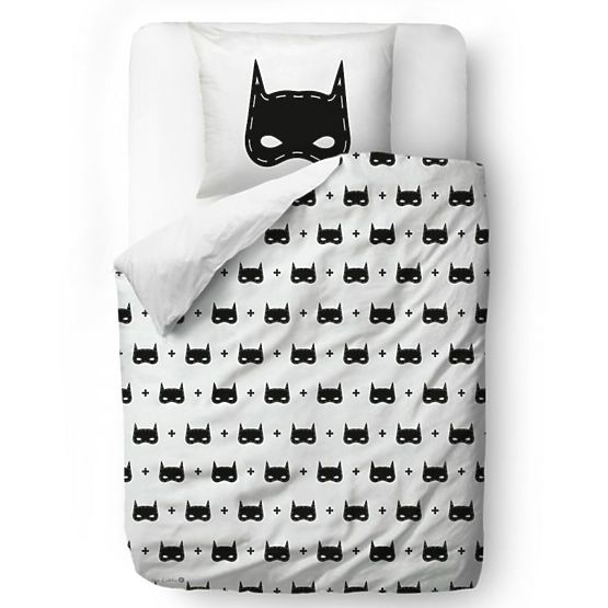 Gosp. Posteljina Little Fox Batman - pokrivač: 135 x 200 cm jastuk: 60 x 50 cm