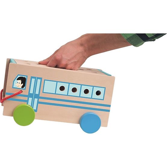 Građevinski autobus s alatima