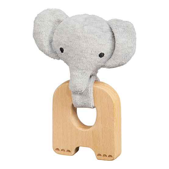 Grizalo za zube Petit Collage Elephant