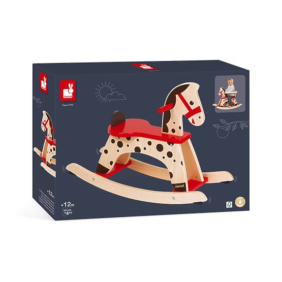 Janod konjić za ljuljanje Caramel