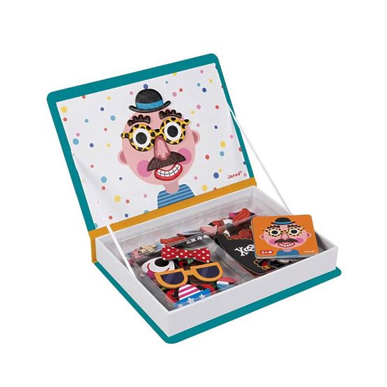 Janod Magnetibook Smiješna lica dječaka