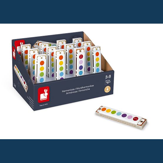 Janod Puhačka harmonika za djecu Confetti