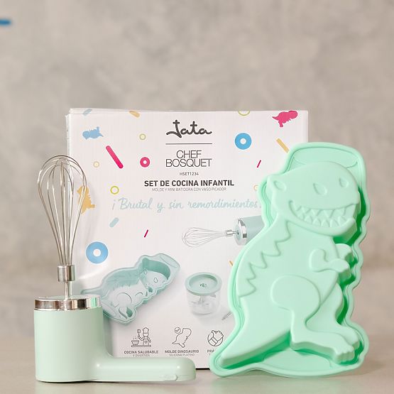 Jata Dječji mini aku set 3 u 1 - mikser, sjeckalica i kalup