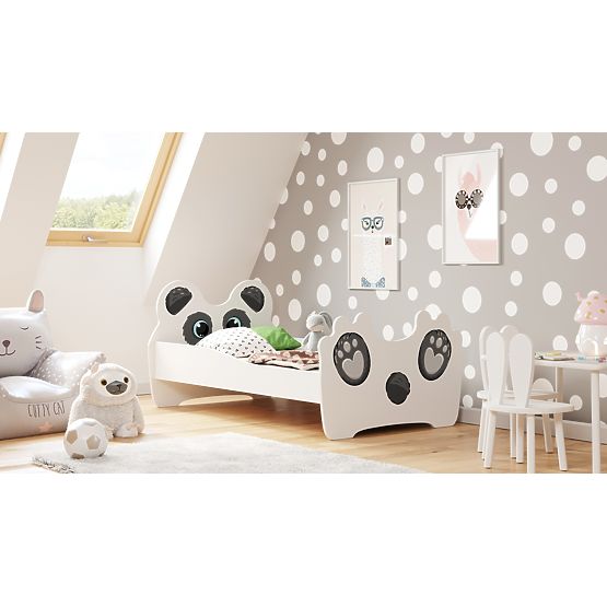 Jednokrevetni krevet Panda 140x70 s madracem