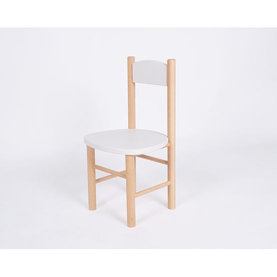 Set stola i stolica Simple - bijeli