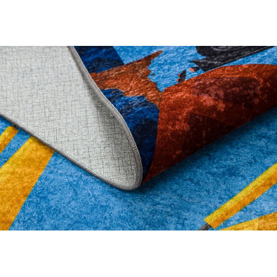 JUNIOR 51827.803 dječja prostirka za pranje Kamion, bager protuklizna - plava