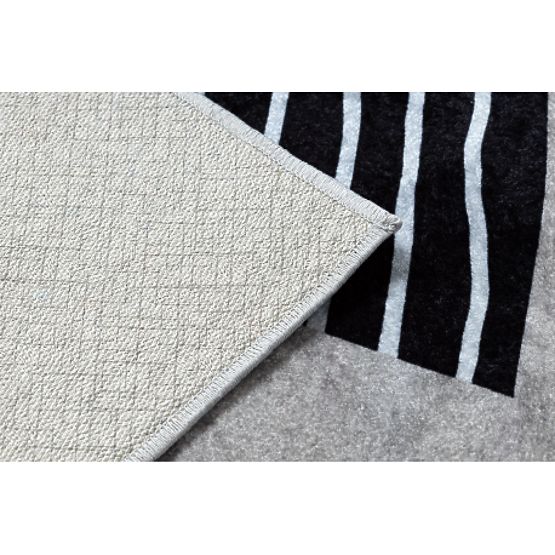 JUNIOR 51974.802 dječji tepih Medvjedi, životinje za djecu protuklizni - siva