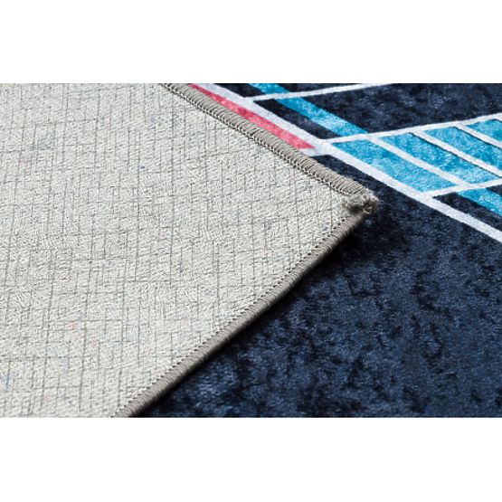 JUNIOR 52069.801 dječji prostirka za pranje Svemirska raketa protuklizna - crna