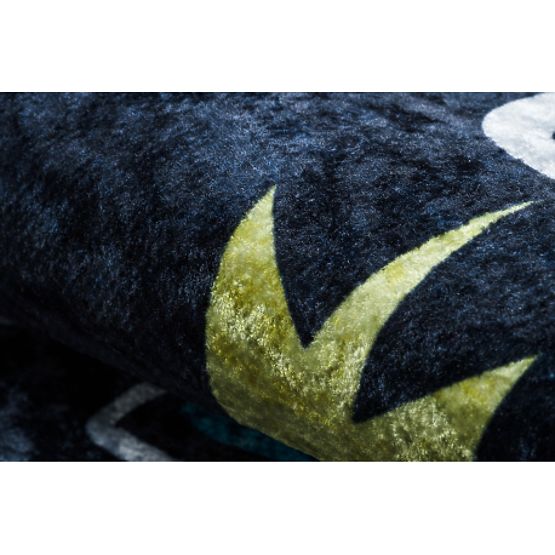 JUNIOR 52069.801 dječji prostirka za pranje Svemirska raketa protuklizna - crna