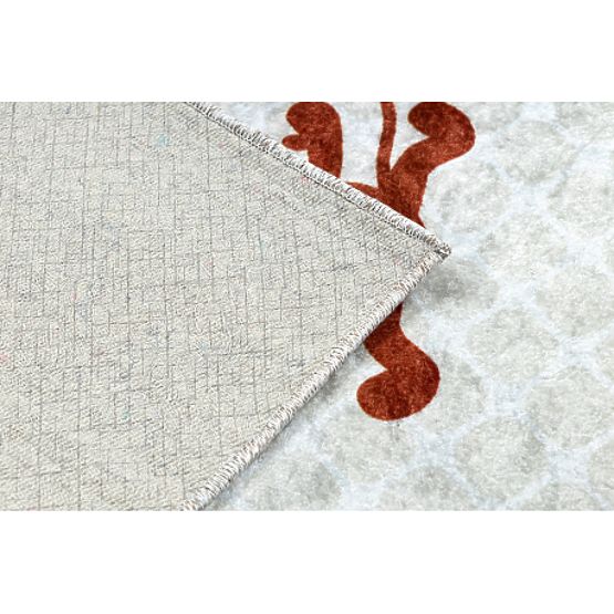 JUNIOR 52104.801 dječji tepih Safari, životinje, protuklizni - siva