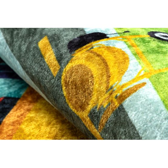 JUNIOR 52105.801 dječji tepih Gradilište, ulica protuklizni - plavi