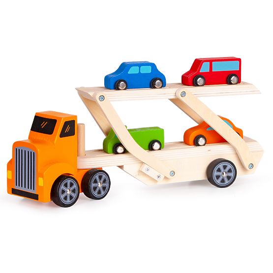 Kamion sa šarenim automobilima-igračkama