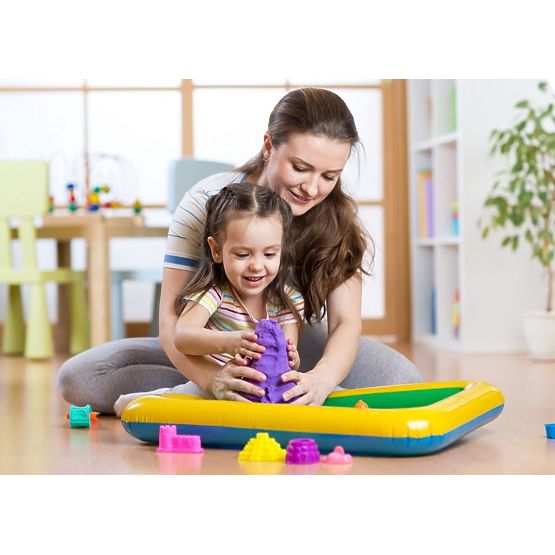 Kinetički pijesak 5 kg s pješčanikom