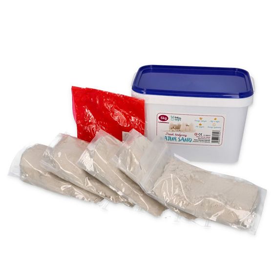 Kinetički pijesak 5 kg s pješčanikom