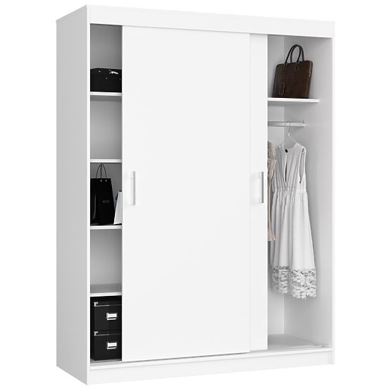 KLIZNI ORMAR 150 cm CLP MONO BIJELA