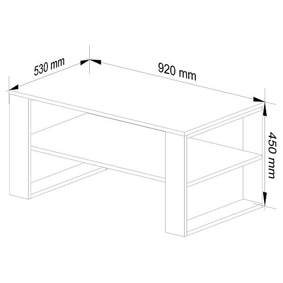 KLUB STOL ALEX HRAST SONOMA / BIJELA