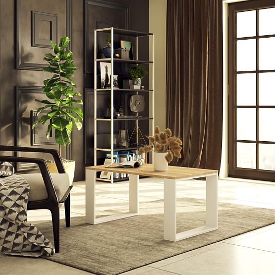 KLUB STOL NOX HRAST SONOMA / BIJELA