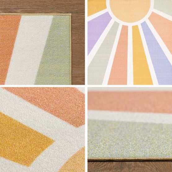 Komadni dječji tepih Play - Rainbow sunshine