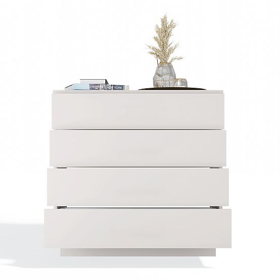 Komoda AMBER 4S Ormarić s 4 Ladice za Spavaću Sobu i Dnevni Boravak KAŠMIR Bež