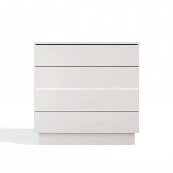 Komoda AMBER 4S Ormarić s 4 Ladice za Spavaću Sobu i Dnevni Boravak KAŠMIR Bež