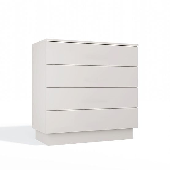 Komoda AMBER 4S Ormarić s 4 Ladice za Spavaću Sobu i Dnevni Boravak KAŠMIR Bež