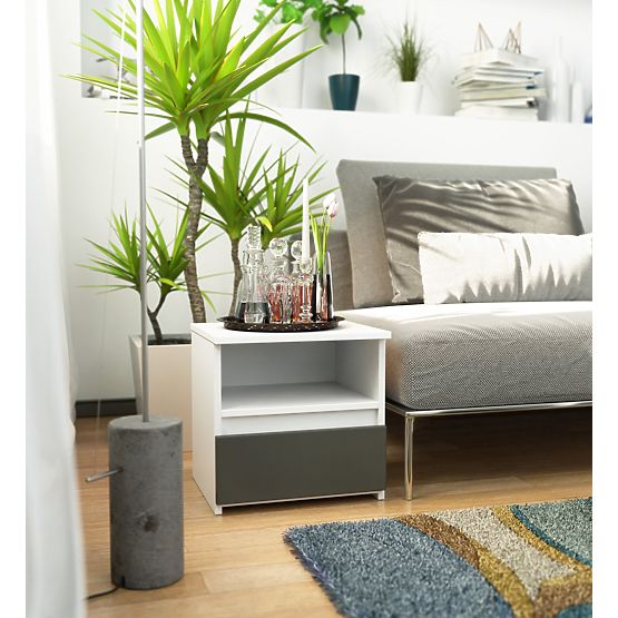 KOMODA CL1 PK BIJELA / GRAFIT SIVA