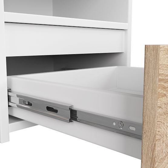 KOMODA CL1 PK BIJELA / HRAST SONOMA