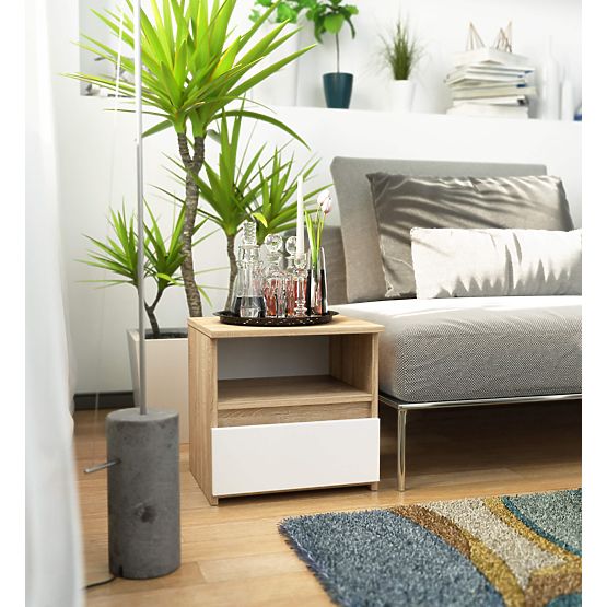 KOMODA CL1 PK HRAST SONOMA / BIJELA