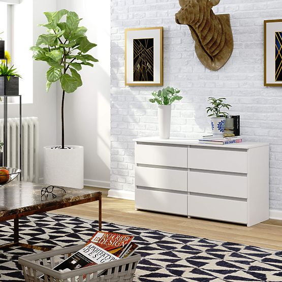 KOMODA CL100 6SZ PK BIJELA