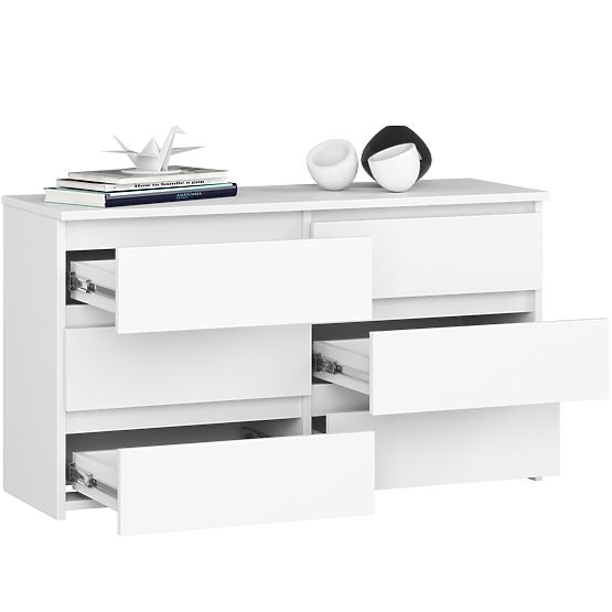 KOMODA CL100 6SZ PK BIJELA
