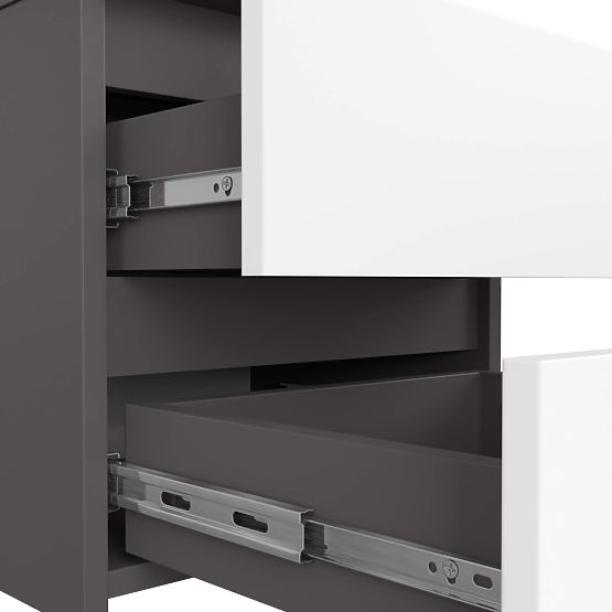 KOMODA CL2 2SZ CLP PK GRAFIT SIVA / BIJELA