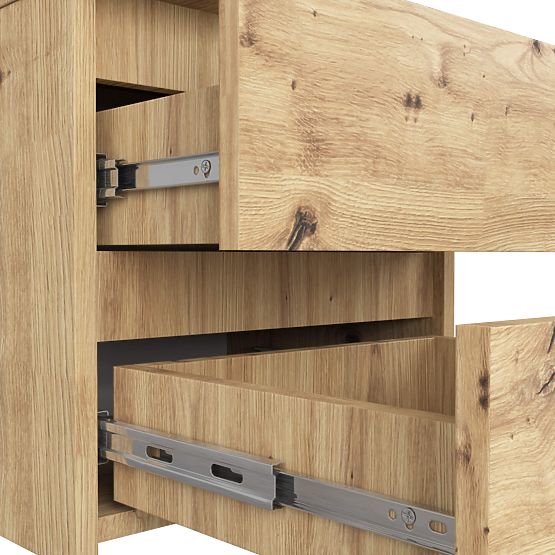 KOMODA CL2 2SZ CLP PK HRAST ARTISAN