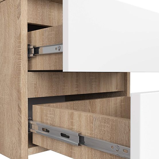 KOMODA CL2 2SZ CLP PK HRAST SONOMA / BIJELA