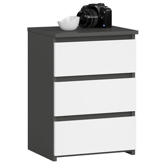 KOMODA CL3/40 GRAFITNO SIVA / BIJELA