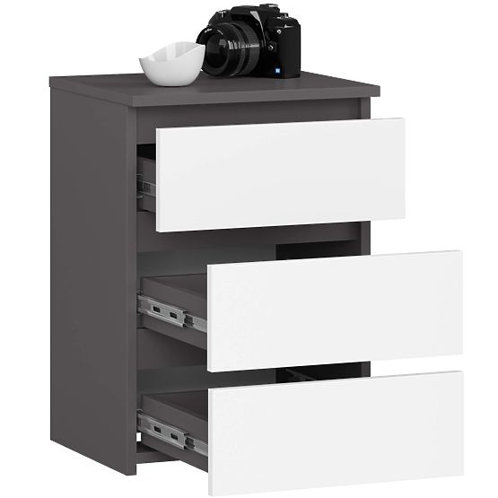 KOMODA CL3/40 GRAFITNO SIVA / BIJELA