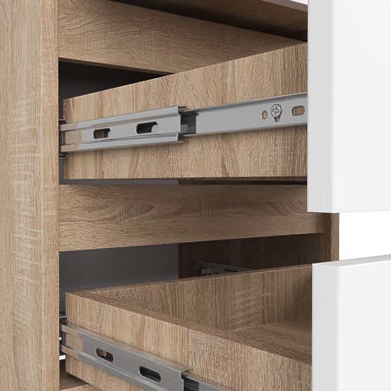 KOMODA CL3/40 PK HRAST SONOMA / BIJELA