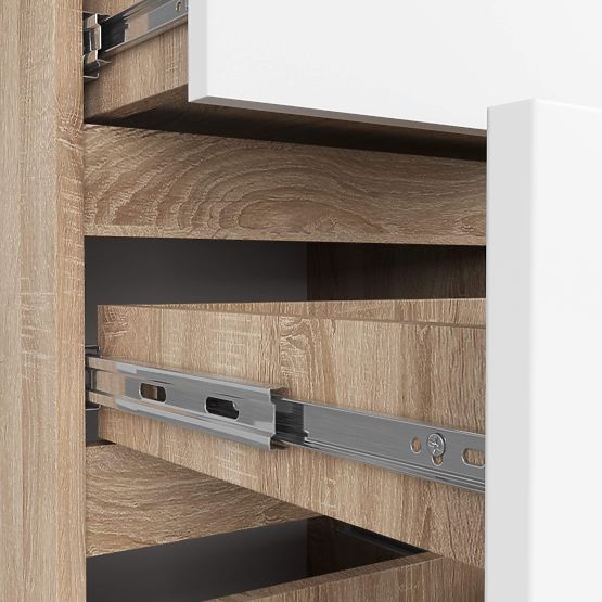 KOMODA CL4 PK HRAST SONOMA / BIJELA