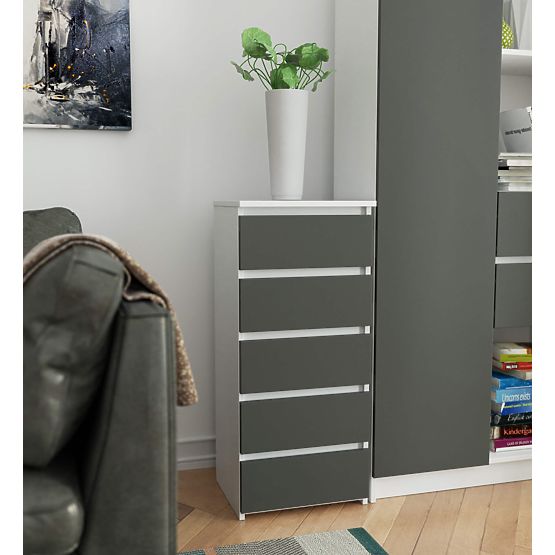 KOMODA CL5 PK BIJELA / SIVA