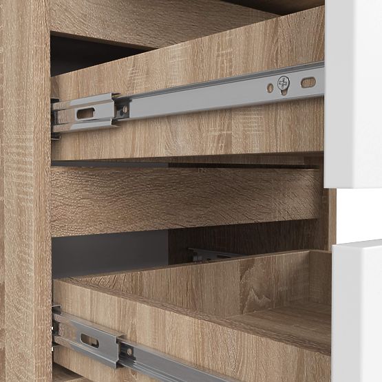 KOMODA CL6 PK HRAST SONOMA / BIJELA