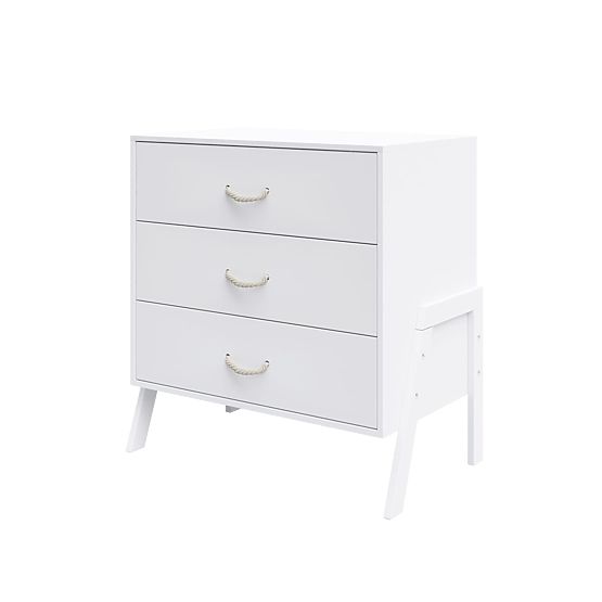 Komoda CONE - WHITE s pultom za prematanje