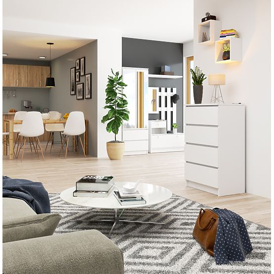 KOMODA K 60 cm 4 LADICE PK BIJELA