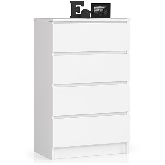 KOMODA K 60 cm 4 LADICE PK BIJELA