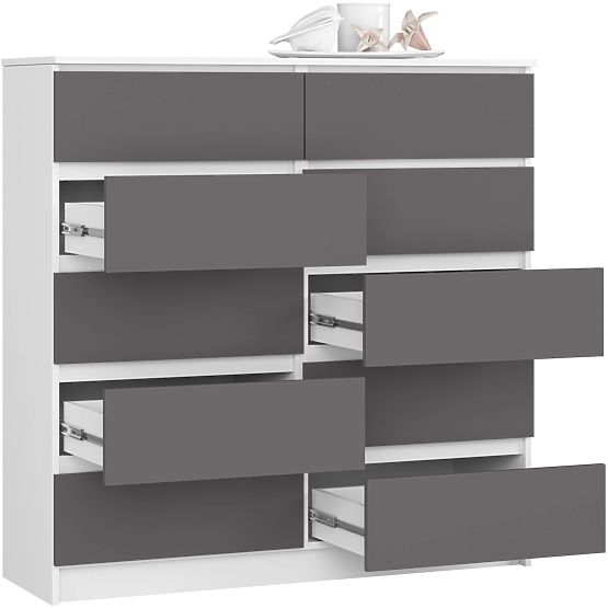 KOMODA K120 10SZ CLP PK BIJELA / SIVA